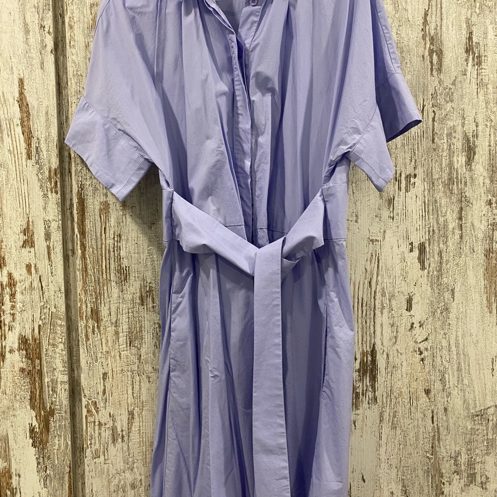 Emporio Armani Light Purple Midi Dress